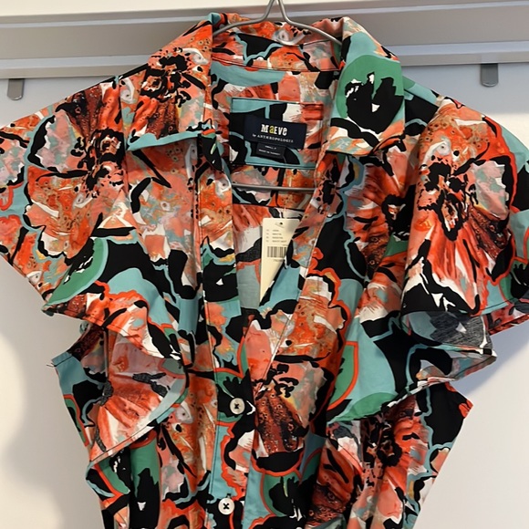 Anthropologie Maeve Flutter dress NWT petite - Picture 3 of 5